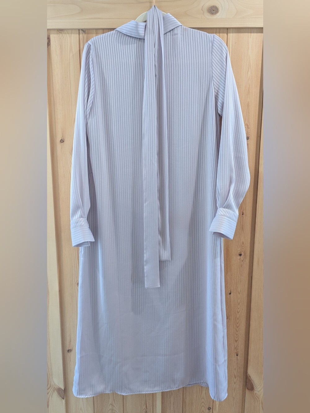 Ricki's Lavender Button-Front Midi Shirt Dress - Picture 5 of 6